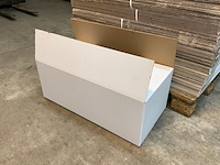 Ca. 140x grote verzenddozen 80x39x30cm, wit - afbeelding 2 van  4