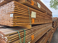 Ca. 140x guyana teak beschoeiingsplanken, 20x100mm, lengte 350cm - afbeelding 4 van  4