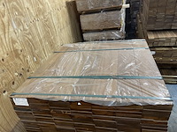 Ca. 140x guyana teak planken geschaafd, 25x145mm, lengte 100cm - afbeelding 1 van  3