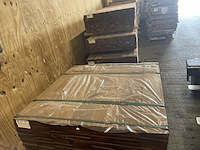 Ca. 140x guyana teak planken geschaafd, 25x145mm, lengte 100cm - afbeelding 1 van  3