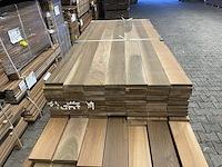 Ca. 140x ipé country grade planken geschaafd , 21x120mm, lengte 30/125cm, 25/185cm, 16/245cm, 7/275cm, 18/305cm, 16/335cm, 13/365cm, 11/400cm, 4/430cm - afbeelding 1 van  3