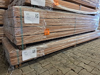 Ca. 140x louro vermehlo planken geschaafd, 21x145mm, lengte 275cm - afbeelding 4 van  4