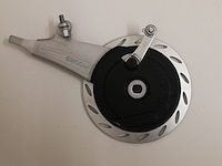 Ca. 140x trommelrem (voorwiel), chroom + zwart