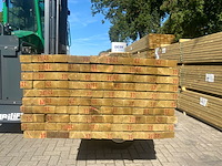 Ca. 140x vuren regels geschaafd geïmpregneerd, 47x75mm, lengte 540cm - afbeelding 3 van  4