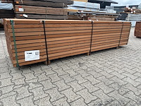 Ca. 141x angelim pedra onderliggers geschaafd, 45x68mm, lengte 300cm - afbeelding 3 van  3