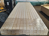 Ca. 143x vuren saunaschrootjes, 1,6 x 9,5 x 420 cm - afbeelding 2 van  6