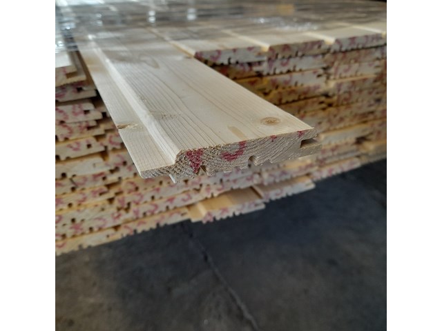 Ca. 143x vuren saunaschrootjes, 1,6 x 9,5 x 420 cm - afbeelding 6 van  6