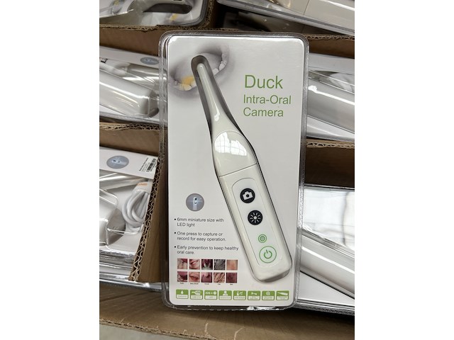Ca. 144x 6 mm intra orale camera met zijzicht en led-achtergrondverlichting, opcom, duck intra-oral camera cl481d - afbeelding 2 van  5