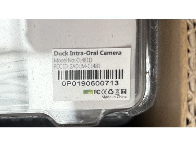 Ca. 144x 6 mm intra orale camera met zijzicht en led-achtergrondverlichting, opcom, duck intra-oral camera - afbeelding 4 van  4