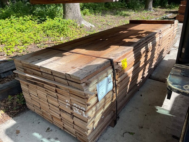 Ca. 144x angelim pedra beschoeiingsplanken, 20x150mm, lengte 4/300cm, 105/350cm, 35/400cm - afbeelding 2 van  3