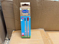 Ca. 144x bamboe kids tandenborstel - 2 pack peppa pig - afbeelding 1 van  2