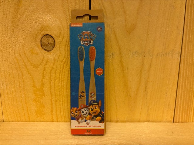 Ca. 144x bamboo kids tandenborstel - 2 pack paw patrol - afbeelding 1 van  2