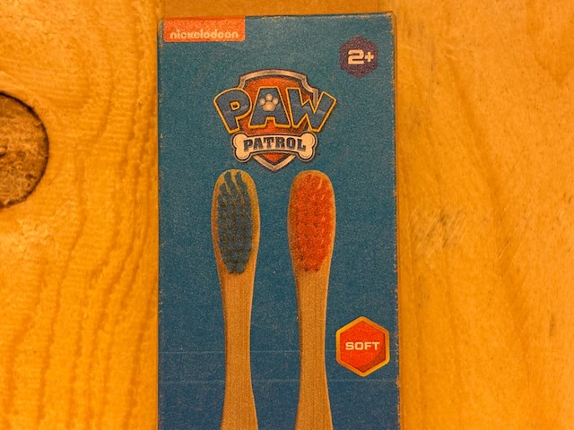 Ca. 144x bamboo kids tandenborstel - 2 pack paw patrol - afbeelding 2 van  2