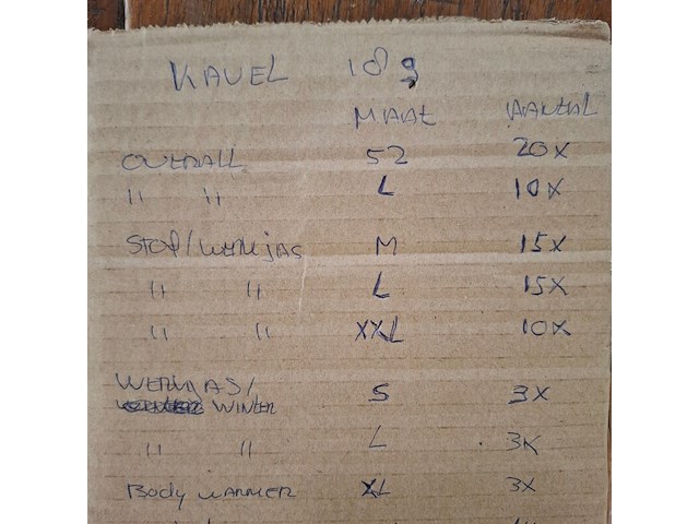 Ca. 144x diverse werkkleding - afbeelding 10 van  10