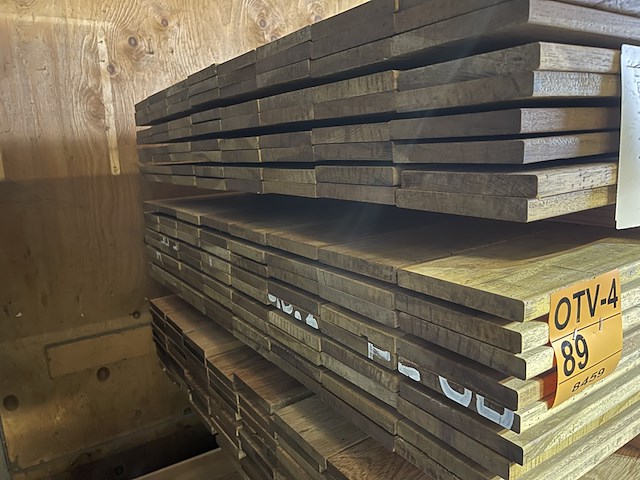 Ca. 144x guyana ipé country grade planken geschaafd, 18x140mm, lengte 400cm - afbeelding 3 van  3