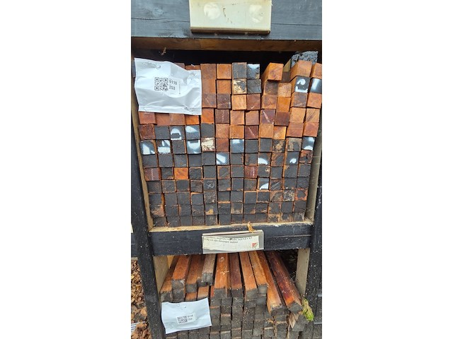 Ca. 144x hardhouten piketten - afbeelding 1 van  3
