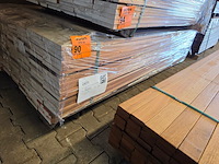 Ca. 144x hardhouten planken geschaafd, 21x145mm, lengte 215cm - afbeelding 4 van  4