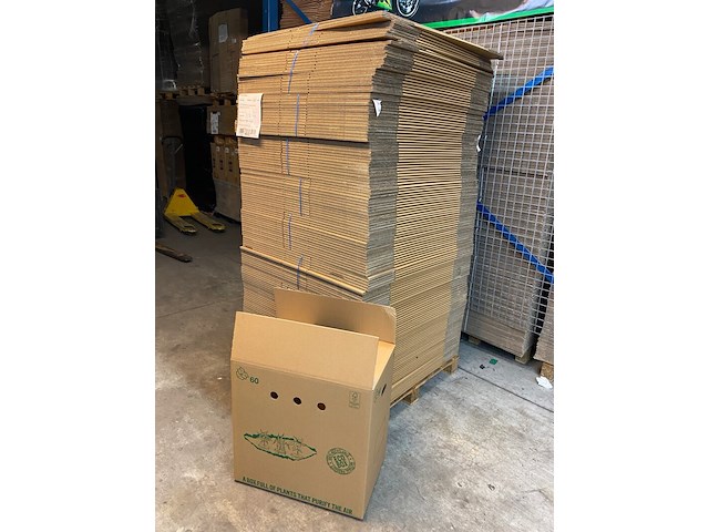 Ca. 145x grote verzenddozen euro 60 dubbelgolf, bruin - afbeelding 1 van  5