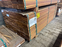 Ca. 147x guyana ipé planken geschaafd, 25x140mm, lengte 185cm - afbeelding 4 van  4