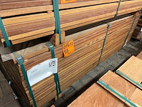 Ca. 147x guyana ipé planken geschaafd, 25x140mm, lengte 185cm - afbeelding 4 van  4