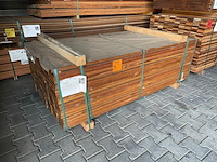 Ca. 147x guyana ipé planken geschaafd, 25x140mm, lengte 185cm - afbeelding 4 van  4