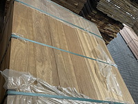 Ca. 147x guyana teak planken geschaafd, 25x145mm, lengte 155cm - afbeelding 1 van  3