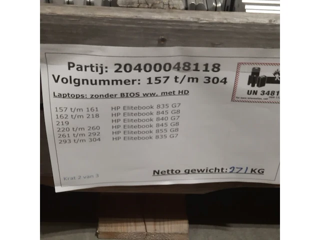 Ca. 148x laptop, hp, o.a. hp elitebook 835 - afbeelding 16 van  16