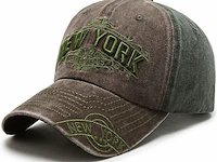 Ca. 14x baseball cap new york, bruin / olijf, one size