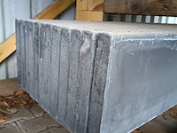 Ca. 14x betonplaat antraciet, berton - afbeelding 2 van  3