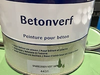 Ca. 14x blikken betonverf, histor, sparregroen/4431 - afbeelding 2 van  3