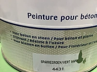 Ca. 14x blikken betonverf, histor, sparregroen/4431 - afbeelding 3 van  3