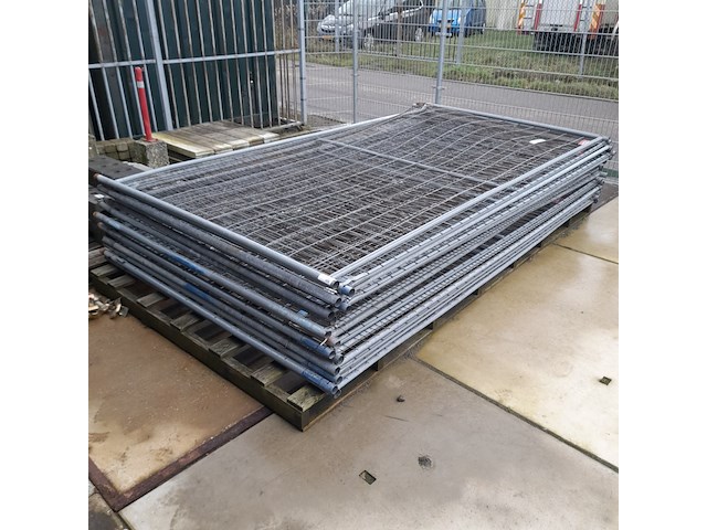 Ca. 14x bouwhek met klem, 200 x 350 cm - afbeelding 1 van  9