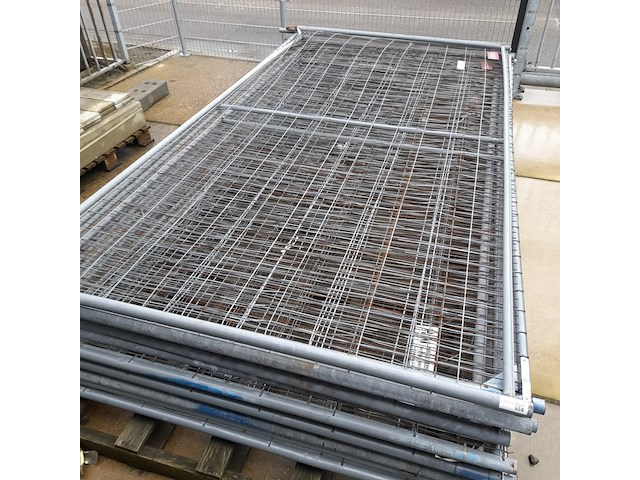 Ca. 14x bouwhek met klem, 200 x 350 cm - afbeelding 2 van  9