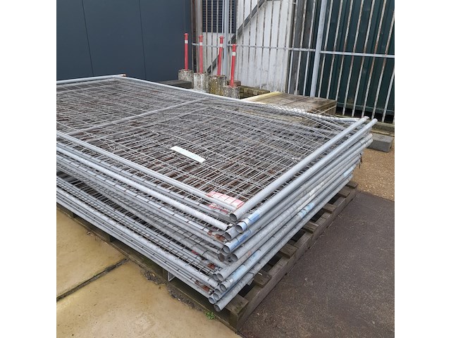 Ca. 14x bouwhek met klem, 200 x 350 cm - afbeelding 4 van  9