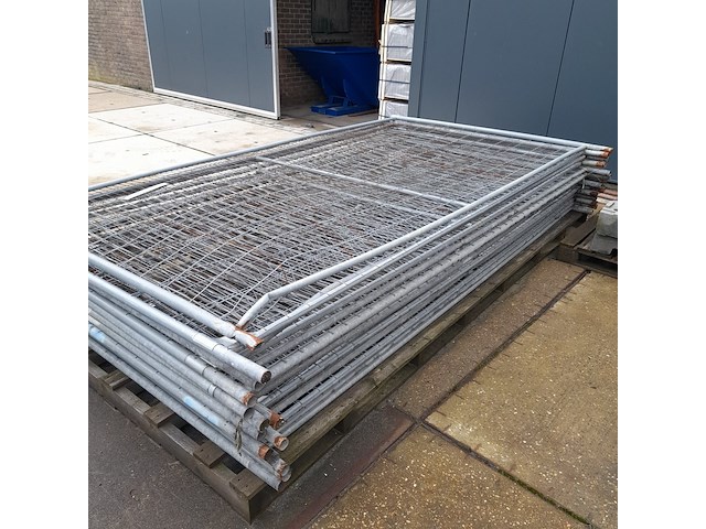 Ca. 14x bouwhek met klem, 200 x 350 cm - afbeelding 5 van  9