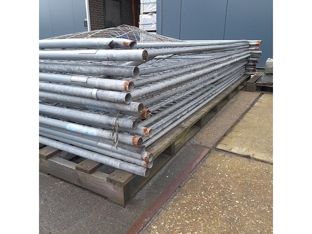 Ca. 14x bouwhek met klem, 200 x 350 cm - afbeelding 6 van  9