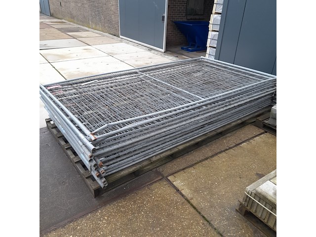 Ca. 14x bouwhek met klem, 200 x 350 cm - afbeelding 7 van  9