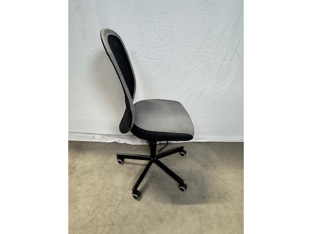 Ca. 14x bureaustoel ikea, flintan, zwart/grijs - afbeelding 4 van  7