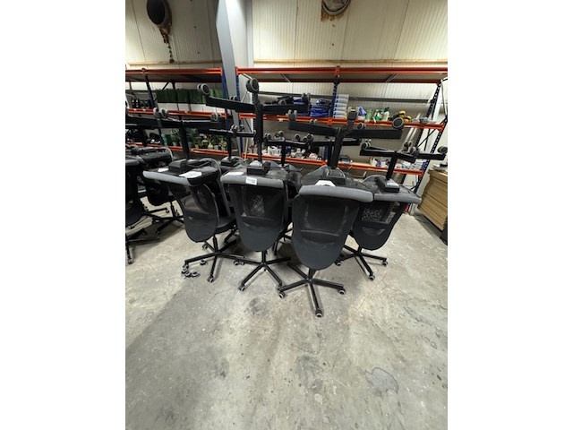 Ca. 14x bureaustoel ikea, flintan, zwart/grijs - afbeelding 6 van  7