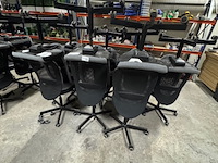 Ca. 14x bureaustoel ikea, flintan, zwart/grijs - afbeelding 6 van  7