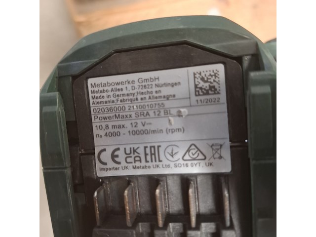 Ca. 14x diverse accu/elektrisch gereedschap metabo, diverse modellen - afbeelding 13 van  25