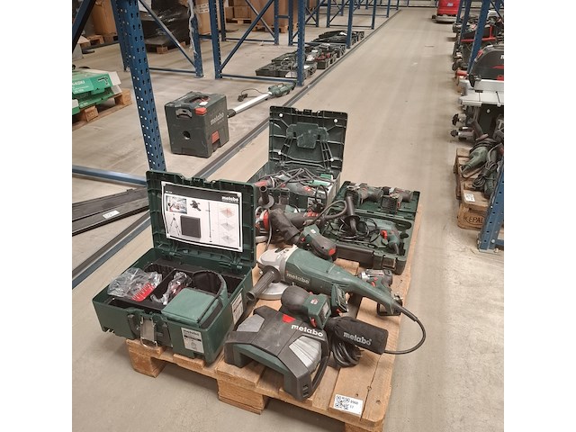 Ca. 14x diverse accu/elektrisch gereedschap metabo, diverse modellen - afbeelding 1 van  25