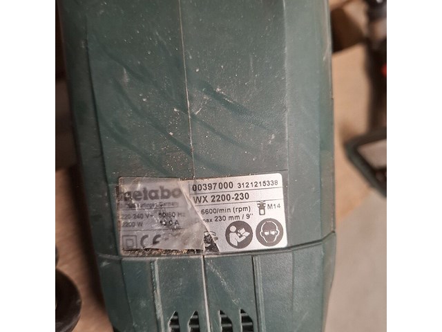 Ca. 14x diverse accu/elektrisch gereedschap metabo, diverse modellen - afbeelding 9 van  25