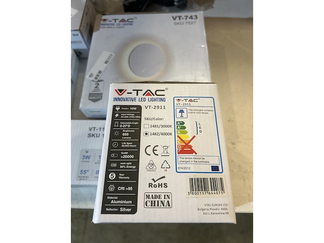 Ca. 14x diverse verlichting, spots en toebehoren, v-tac - afbeelding 6 van  9