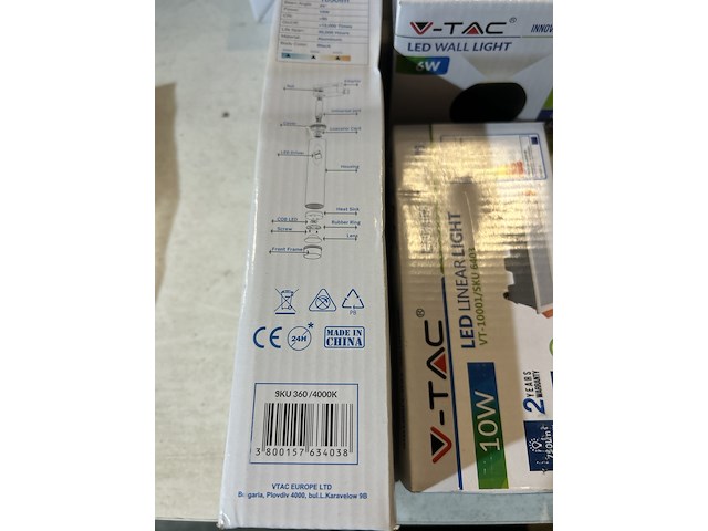 Ca. 14x diverse verlichting, spots en toebehoren, v-tac - afbeelding 8 van  9