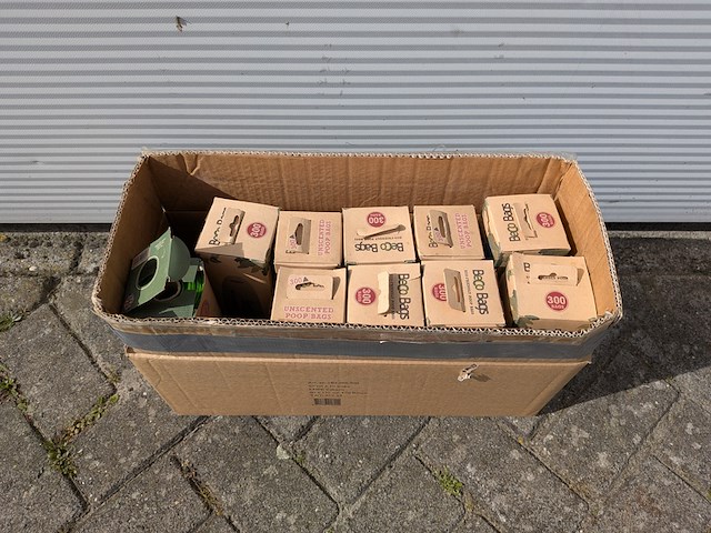 Ca. 14x doos mdpe-afvalzakken met trekband, en 10x doos beco pets poepzakjes - afbeelding 9 van  9