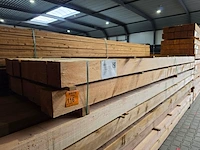 Ca. 14x dougals balken fijnbezaagd, 150x150mm, lengte 500cm - afbeelding 4 van  4