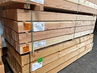 Ca. 14x douglas balken fijnbezaagd, 150x150mm, lengte 300cm - afbeelding 4 van  4