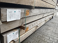 Ca. 14x douglas balken fijnbezaagd, 150x150mm, lengte 400cm - afbeelding 4 van  4