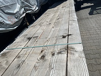 Ca. 14x douglas balken fijnbezaagd, 150x150mm, lengte 500cm - afbeelding 1 van  3